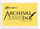 Ranger Archival Jumbo Ink pad - chrome geel