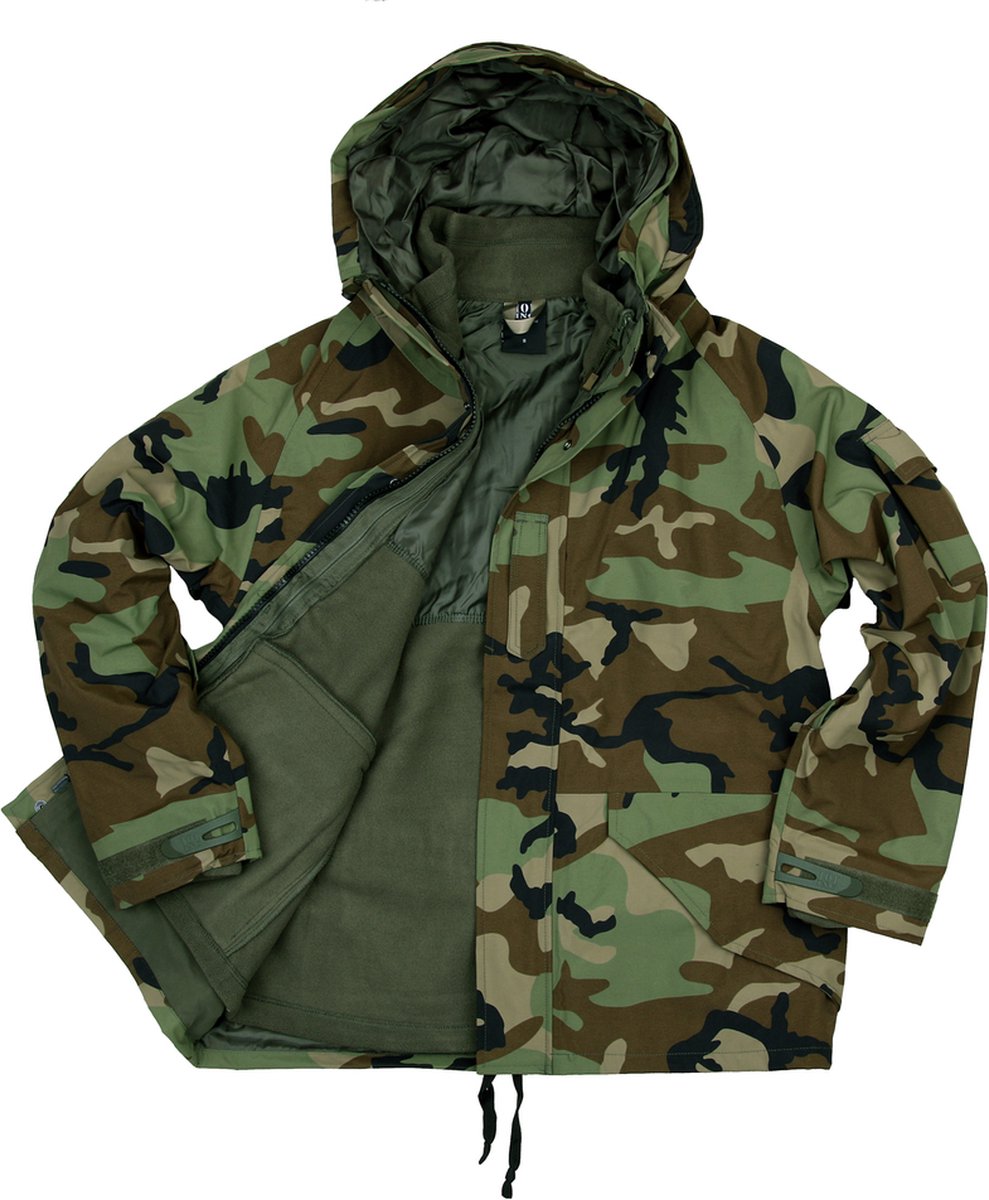 101inc Military Parka waterproof 3in1 Usa Woodland