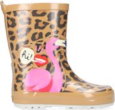 Regenlaarzen | Meisjes | Leopardo | Textiel | Go Banana's | Maat 30