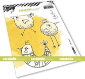 Carabelle Studio - Cling stamp A6 Silly Birdies