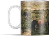 Mok - Paarden - Gras - IJsland - 350 ml - Beker