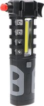 Veiligheidshamer - Shina Milti - LED Zaklamp - Gordelsnijder - Flikkervrij - Zwart