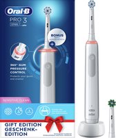 Oral-B Pro 3 - 3700 wit - Sensitive Clean - incl 2 opzetborstels