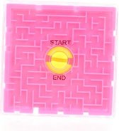 hersenkraker labyrinth puzzel 6 cm roze