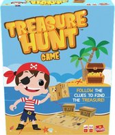kinderspel Treasure Hunt Engels papier/karton blauw