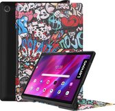 Lenovo Yoga Tab 11 (2021) Hoes - Tri-Fold Book Case - Graffiti