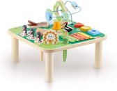 activiteitentafel Forest junior 37 cm hout/staal groen