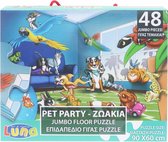 legpuzzel Pet Party junior karton 48 stukjes