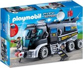 City Action: SIE-truck met licht en geluid zwart (9360)