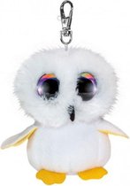 knuffel Snowy Owl Lappi junior 8,5 cm pluche wit