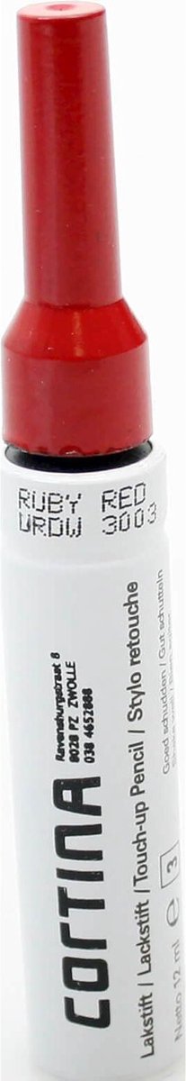 Cortina lakstift Ruby Red URDW 3003