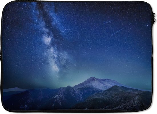 Pochette ordinateur 13 pouces 34x24 cm - Oregon - Pochette Macbook & Laptop Montagnes of Oregon at night - Pochette ordinateur portable avec photo