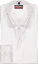 MARVELIS body fit overhemd - mouwlengte 7 - wit - Strijkvriendelijk - Boordmaat: 43