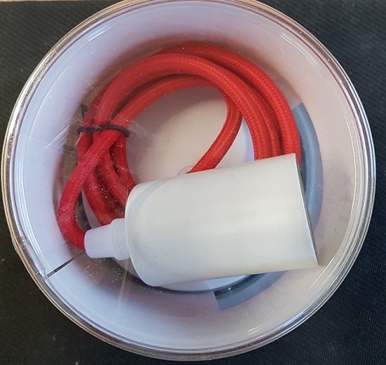 Hotloop E27 lampfitting, hanglamp met stekker, 4,5 m lamp, touw, henneptouw, textielkabel met schakelaar, schroefring, lampvoet voor doe-het-zelf staande lampen, vintage hanglampen, kroonluchters