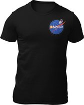 NASA - Bitcoin - Cryptonaut - Bitcoin - Heren T-Shirt - Crypto - Doge Coin- Getailleerd - Katoen