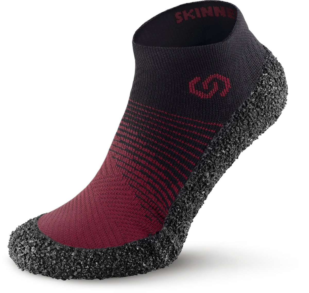 Skinners 2.0 Carmine - Barefoot 2nd Skin feeling - Lightweight L-43-44 Ultra Portable voor Sport en Reizen 2 mm Superzool voor Bescherming en toch Blote Voeten gevoel Outdoor Indoor