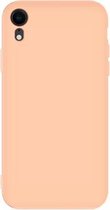 Geschikt voor: iPhone XR TPU Back Cover - roze