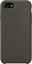 Geschikt voor: iPhone 7 Siliconen Back Cover - dark olive