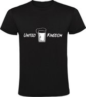 United Kingdom Heren t-shirt |verenigd koninkrijk | Zwart