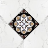 3 sets zelfklevende vloer waterdicht slijtage hoek stickers woonkamer badkamer vloer baksteen decoratie stickers, specificatie: standaard mat (B8)