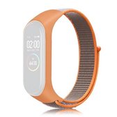 Voor Xiaomi Mi Band 5 vervangende horlogebanden van nylonweefsel (helder oranje)