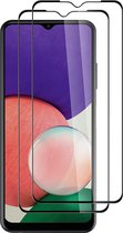 Volledige dekking Screenprotector Glas - Tempered Glass Screen Protector Geschikt voor: Samsung Galaxy A22 4G - - 2x