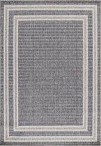 Buitenkleed met patronen Aruba - grijs 4901 - 80x150 cm