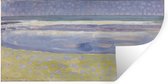 Muurstickers - Sticker Folie - Zee na zonsondergang - Piet Mondriaan - 40x20 cm - Plakfolie - Muurstickers Kinderkamer - Zelfklevend Behang - Zelfklevend behangpapier - Stickerfolie