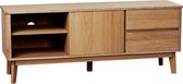 Rowico Yumi TV Meubel - B152 X D42 X H60 Cm - Naturel Eikenfineer