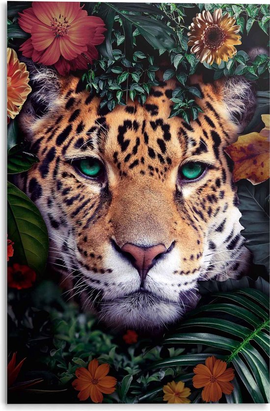 Plexiglasschilderij Jungle luipaard 120x80 cm
