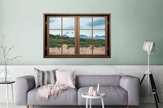 Affiche Look through - Roches - Berg - 120x80 cm