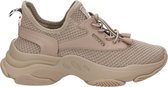 Steve Madden Match dames dad sneaker - Donker Taupe - Maat 37