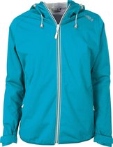 Pro-X Elements - Opbergbare regenjas voor dames - Davina - Neon turquoise - maat 46EU