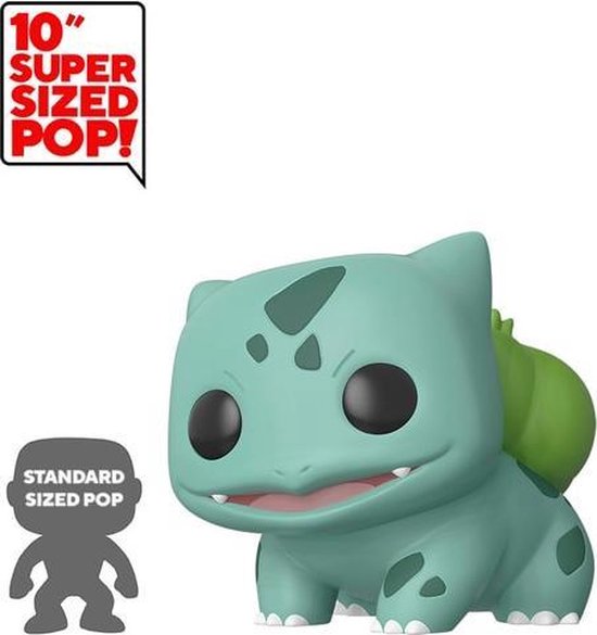 Funko Pop! Jumbo: Pokémon - Bulbizarre 10" Super Sized Pop! | bol.com
