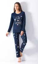 Marine blauw universe dames pyjama