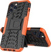 Hoesje geschikt voor iPhone 12 Pro Max - Schokbestendige Back Cover - Oranje