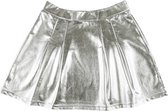 minirokje shiny dames zilver one size