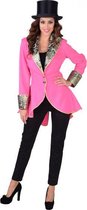 verkleedjas Shawl dames polyester roze mt XL