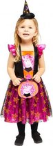 heksenkostuum Peppa Pig meisjes roze maat 4-6 jaar