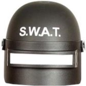 helm S.w.a.t. Police jongens zwart one-size