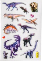 stickervel dinos junior 13 x 9 cm folie