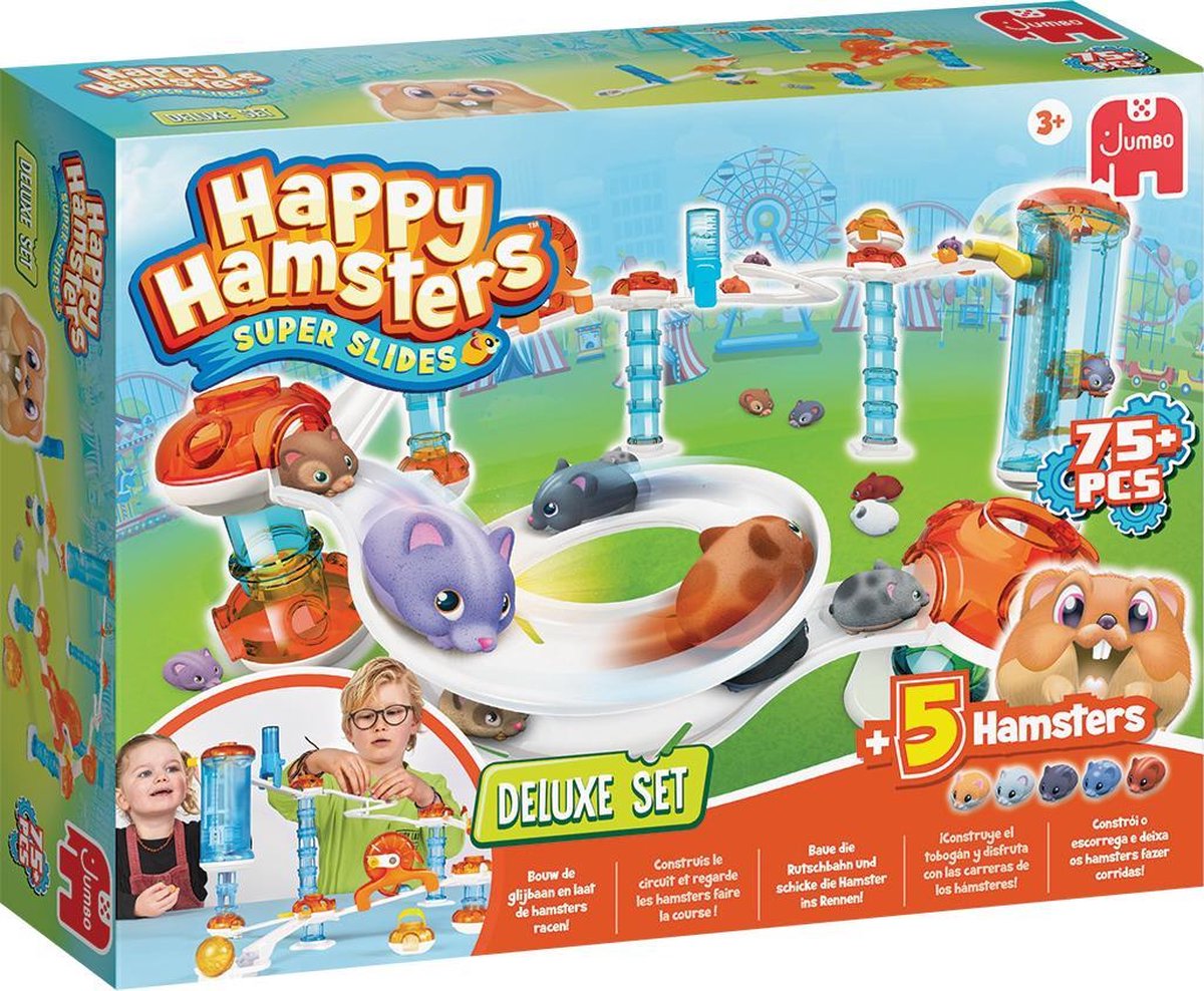 Huisje nakomelingen Weven Jumbo Happy Hamsters Deluxe Set - Constructiespeelgoed | bol.com