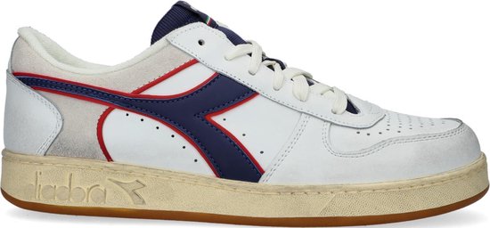 Diadora Magic Basket Low Icona Lage sneakers - Leren Sneaker - Heren - Wit  - Maat 45 | bol.com
