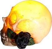 2 STUKS Halloween Gloeiende Schedel Horror Decoratie Props (Mond Bloemen)