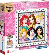 legpuzzel Disney Princess meisjes 27 cm roze 61-delig