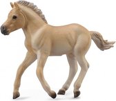 paarden: Fjord veulen 9 cm lichtbruin