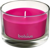 geurkaars True Scents Peony 9,2 cm glas/wax roze