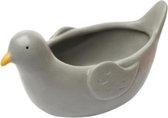 plantenbak Pepper the Pigeon 13,3 cm grijs