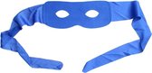 verkleedmasker Superhero 17 x 7 cm blauw