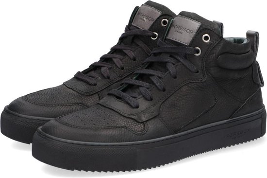 McGregor Heren Sneakers - Zwart - Lage Sneakers - Leer - Veters | bol.com